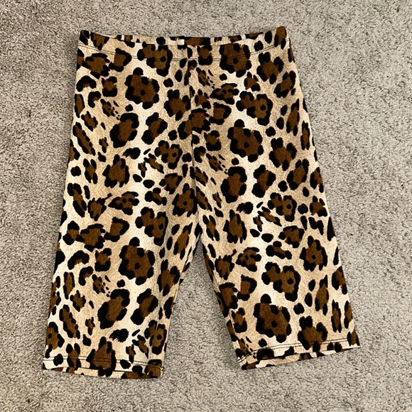 Leopard Biker Shorts - Picture 1 of 2